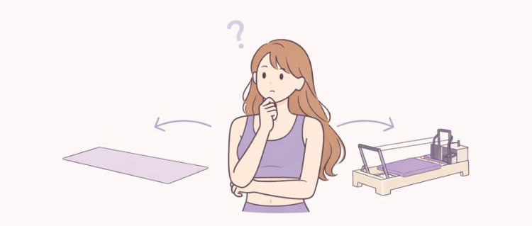 マシンピラティスとマットピラティスの違い　画像